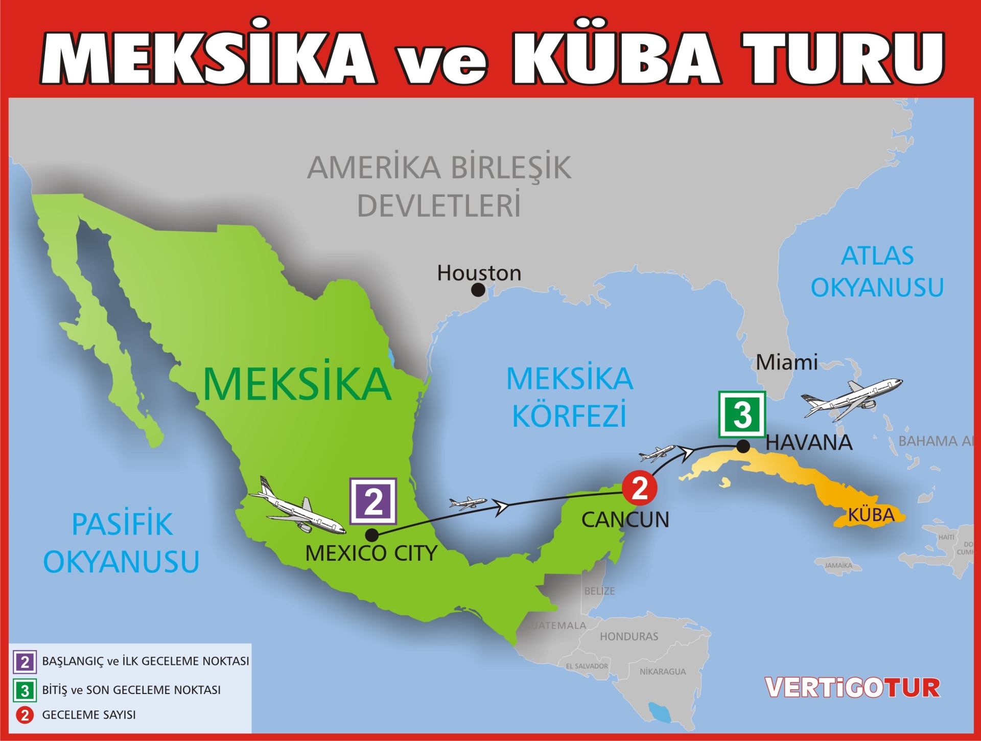 MEKSİKA ve KÜBA TURU- THY ile 10 gün